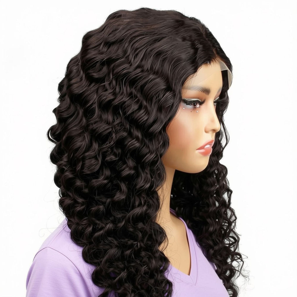 Glueless Deep Wave 2x6 HD Lace Closure Wig