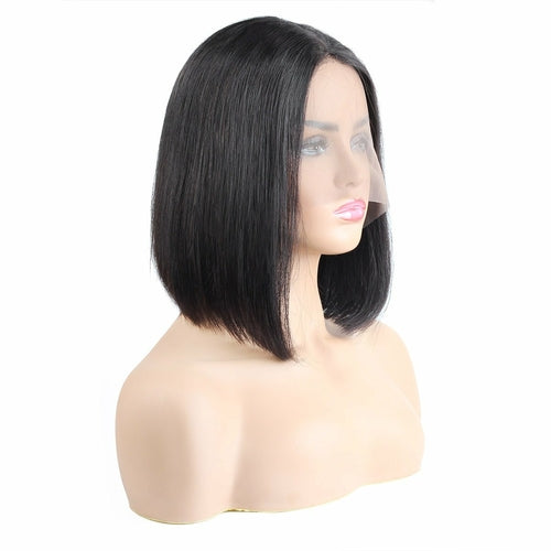 Malaysian Hair Silky Straight Short Wig Peruvian Fashion Bob Wigs