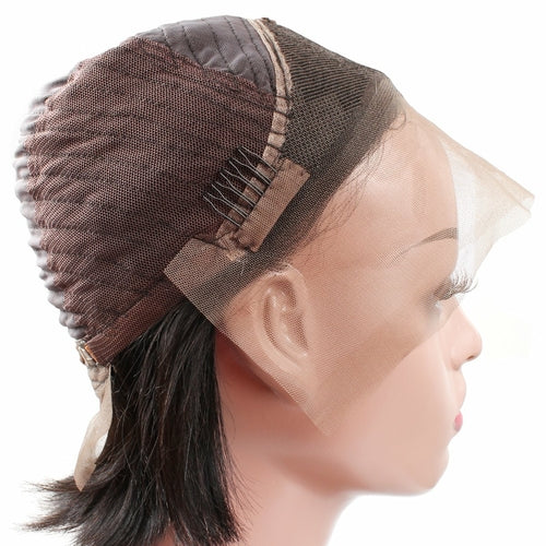 Malaysian Hair Silky Straight Short Wig Peruvian Fashion Bob Wigs