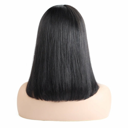 Malaysian Hair Silky Straight Short Wig Peruvian Fashion Bob Wigs