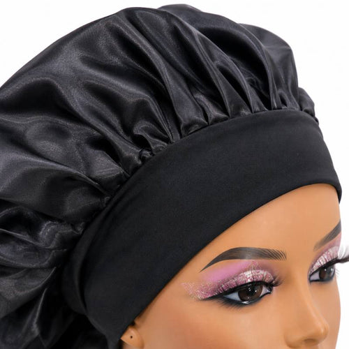 Black Silk Bonnet